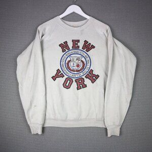 New York Vintage 1990s Raglan Sleeve Crewneck Sweater Mens XL